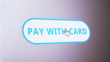 Bezahlen-Mit-Kartentext-Schaltflächensymbol,-Klicken-Sie-Auf-Das-Maus-Label-Tag